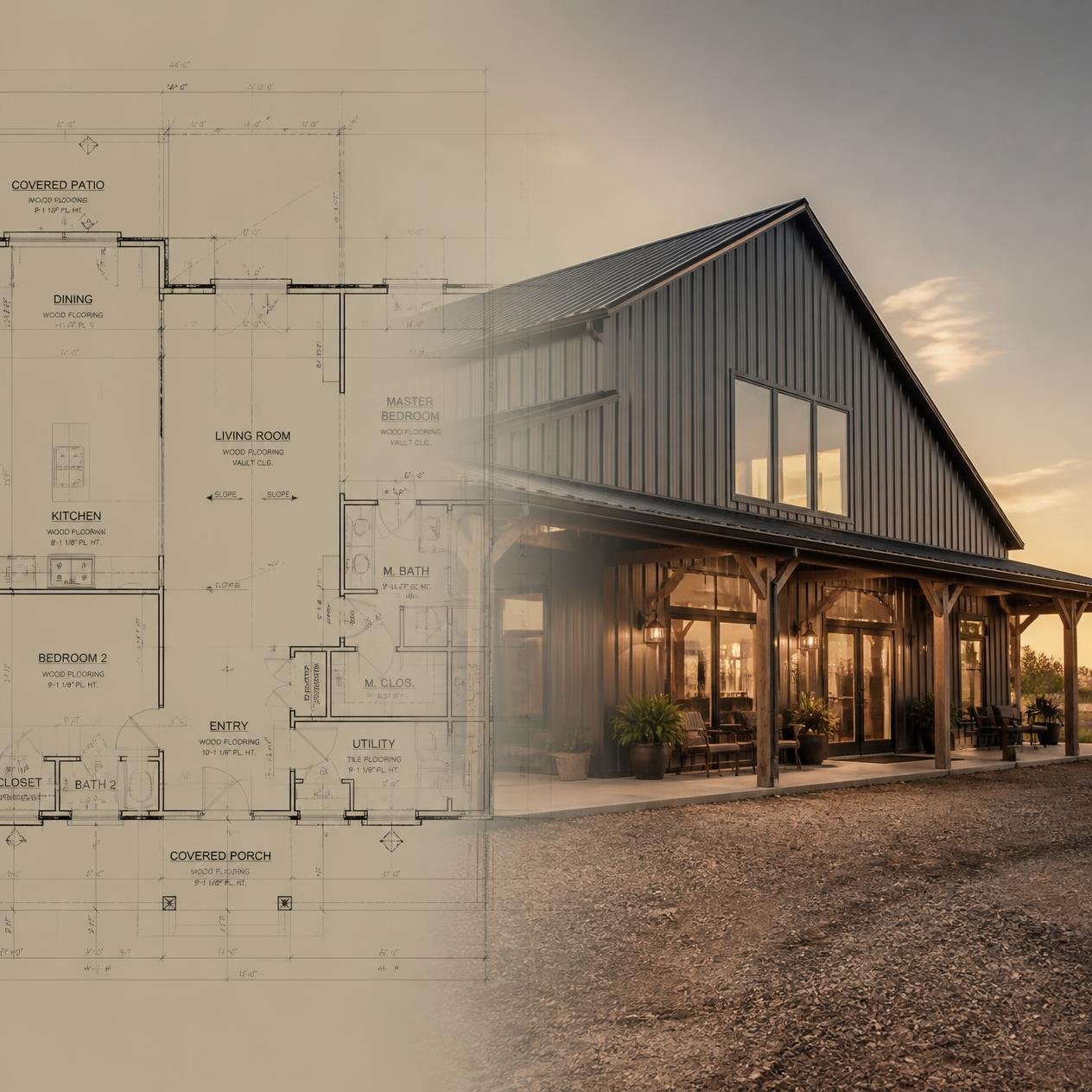 Blueprint to finished home